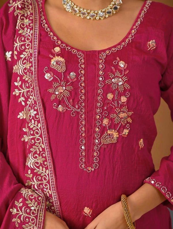Vibrant Beauty in Rich Fabrics