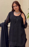 Timeless Charm in Classic Black Attire