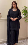 Timeless Charm in Classic Black Attire