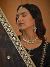 Timeless Charm: Black Embroidered Ethnic Ensemble