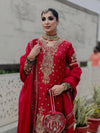 Radiant Elegance: The Red Wedding Ensemble