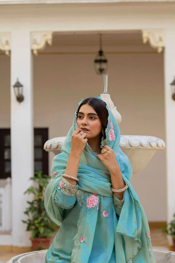 Elegant Pakistani Attire: Four Unique Styles