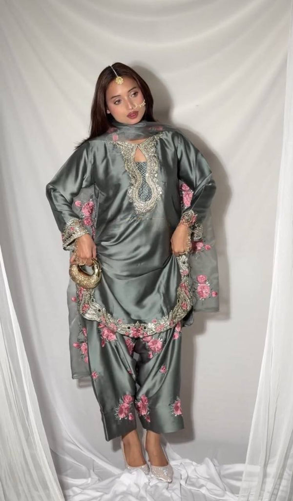 Elegant Pakistani Attire: Four Unique Styles