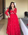 Graceful Presence in Stunning Attire