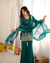 Elegant Suit with Gold Embroidery