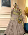 Regal Zari and Stone Embellished Hand work