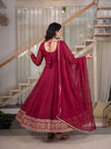 Elegant Embroidered Anarkali Dress Set