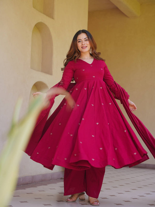 Classic Festive Wear Anarkali Set