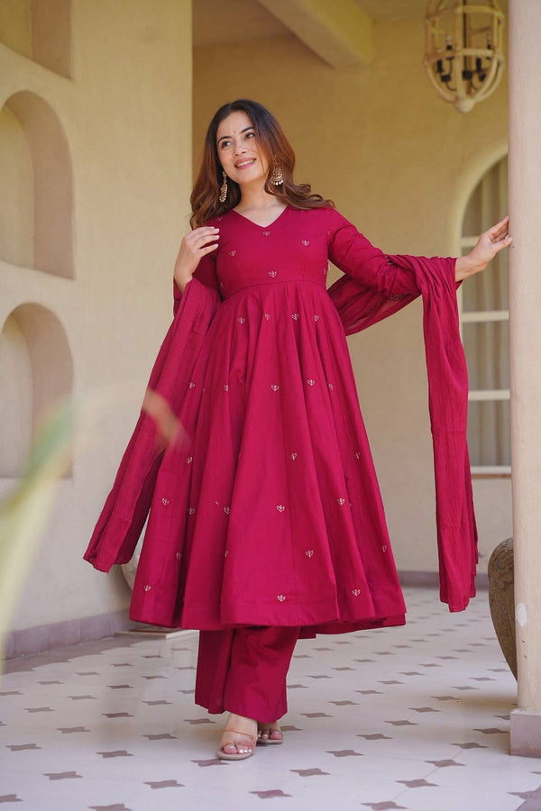 Classic Festive Wear Anarkali Set