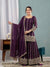 Luxury Purple Festive Ethnic Wear Set
