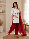 Premium Green Cotton Festive Suit Set