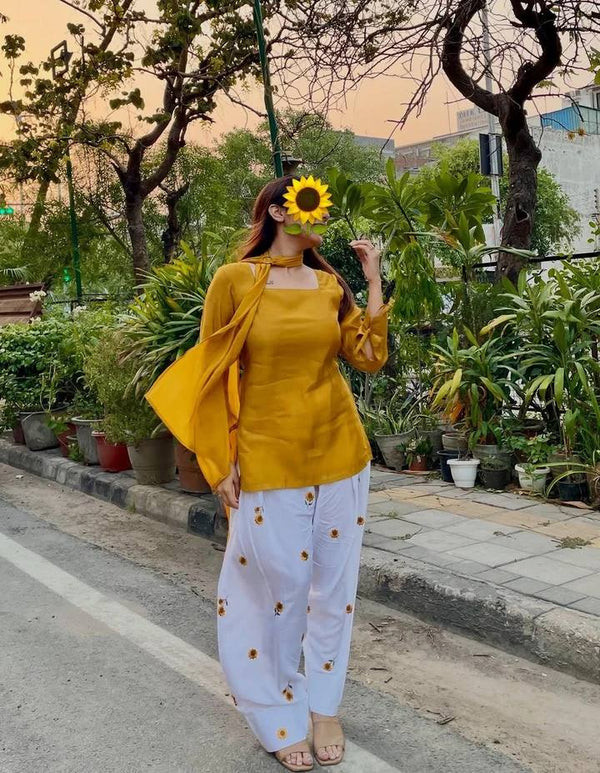 Festive Mustard Suit Set Collection