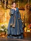 Chic Anarkali Set with Embroidered Dupatta