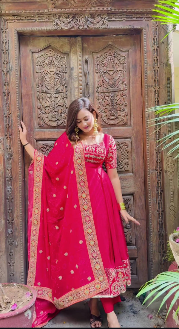 Dazzling Red Celebrate Cultural Beauty