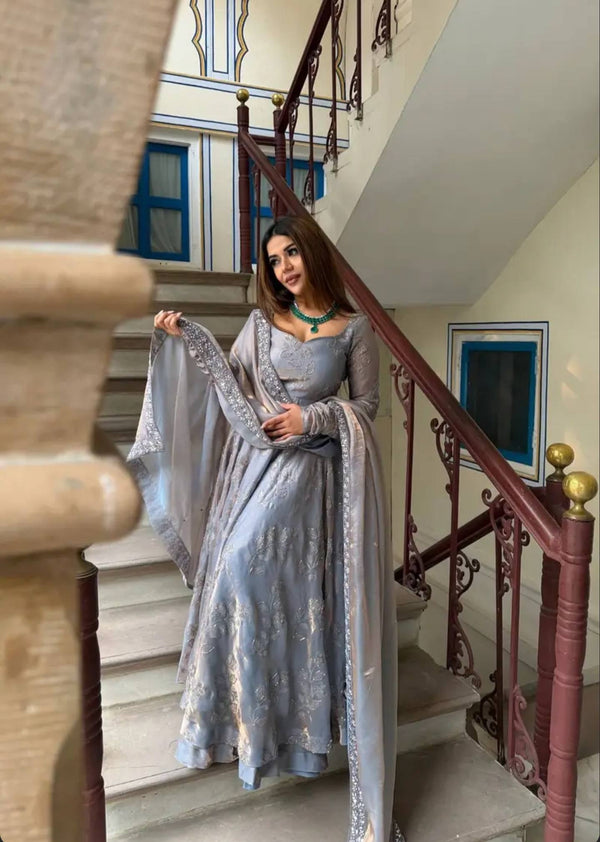 Elegance in Every Step Grey Glam