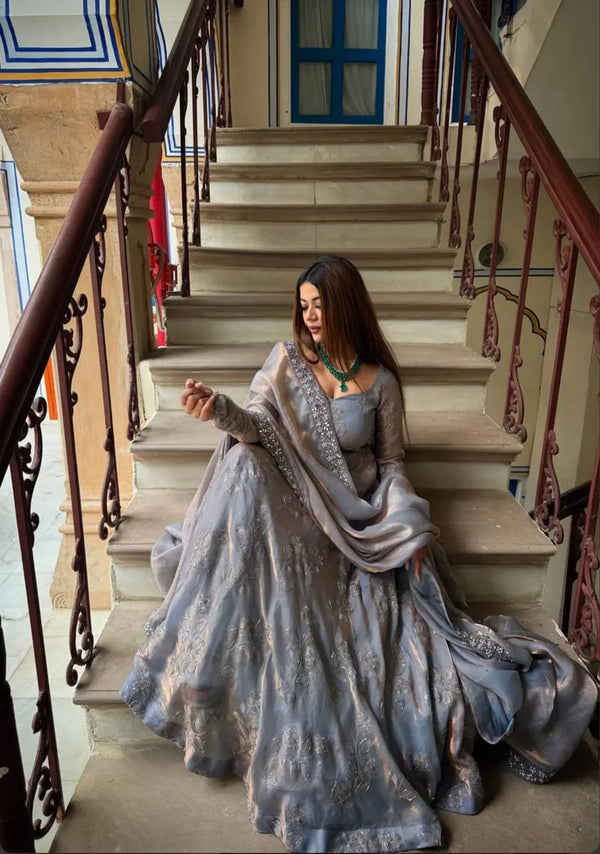 Elegance in Every Step Grey Glam