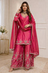 Radiant Elegance in Rich Pink