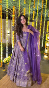 Elegance in Purple: A Festive Delight