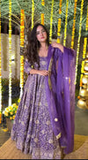 Elegance in Purple: A Festive Delight